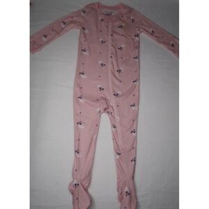 Janie and Jack Baby Good Night Footed Pajama In Swan 18-24M Sleepwear NWT‎